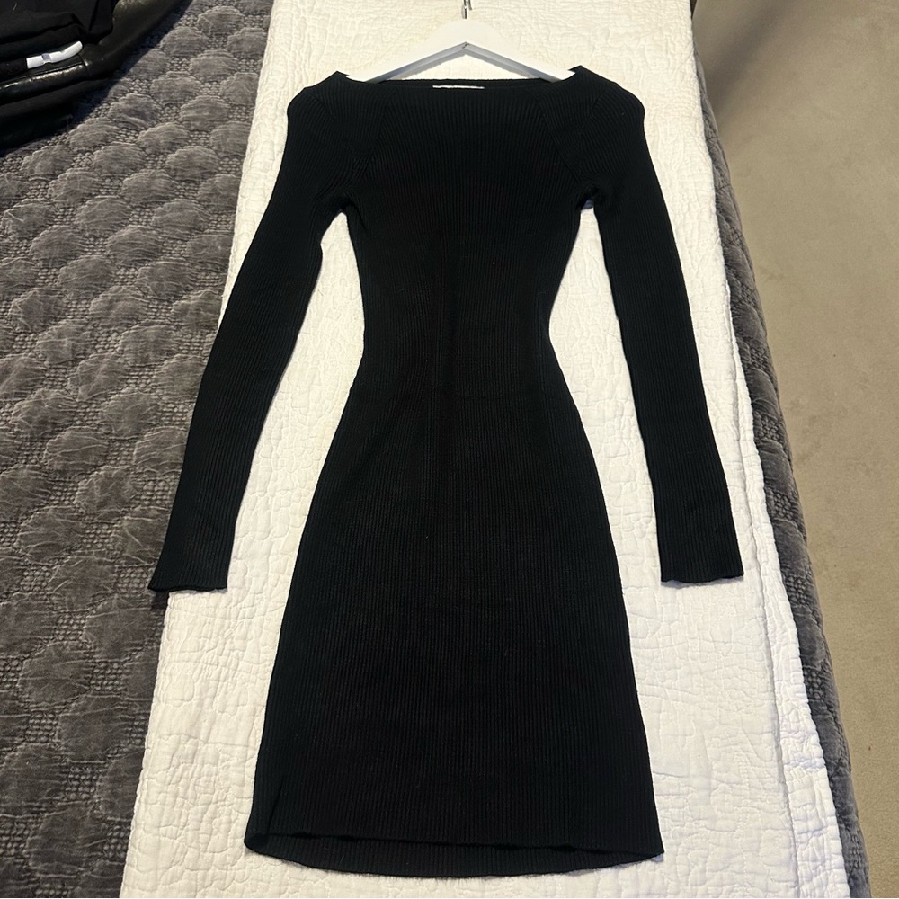 Abercrombie knit black dress